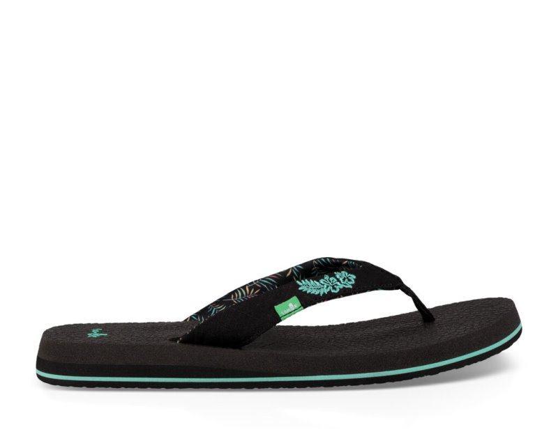 Tong Sanuk Yoga Paradise 2 Femme - Noir XUIMSK537